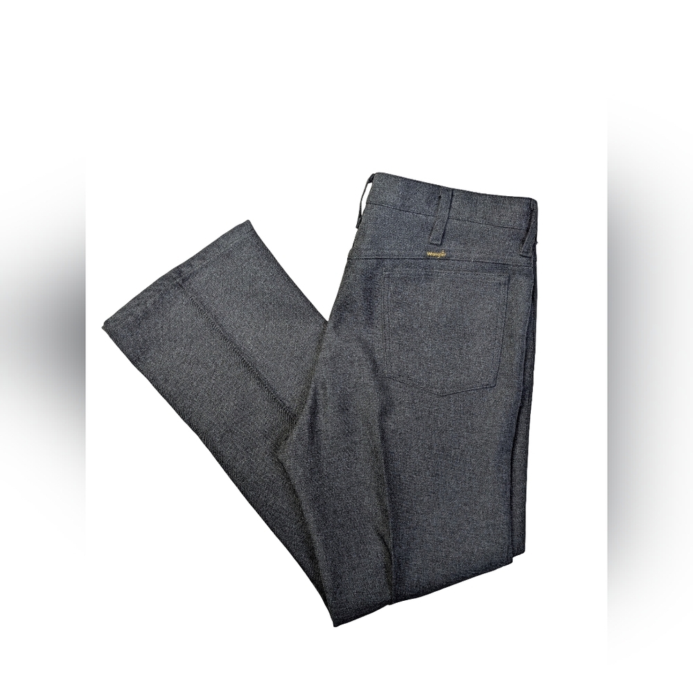 Wrangler Vintage Charcoal Straight Leg Creased Pants | 34x34